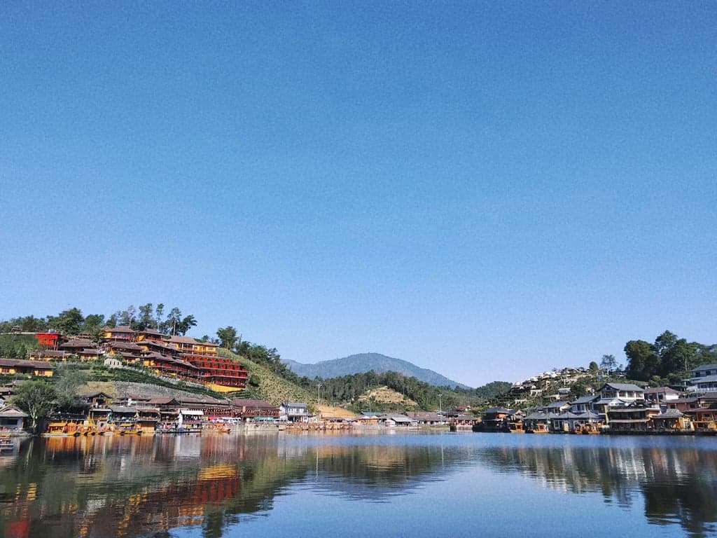A small Yunnanese Chinese village nestled in the mountains of Ban Rak Thai, Mae Hong Son.